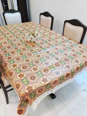 Casanest Printed 8 Seater Table Cover(Multicolor, Plastic)