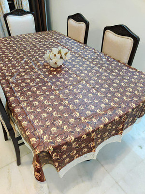 Casanest Printed 4 Seater Table Cover(Multicolor, Plastic)