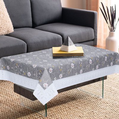 Dakshya Industries Printed 6 Seater Table Cover(Multicolor, PVC)