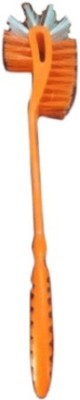 SBTs Hard Orange And White Plastic Toilet Brush Pack Of 5(orange,white)