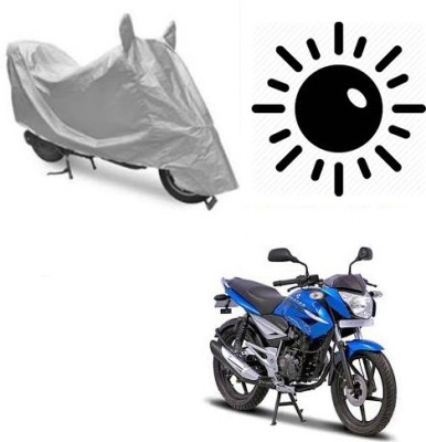 RPSENTTERPR Waterproof Two Wheeler Cover for Bajaj(XCD 125cc, Silver)