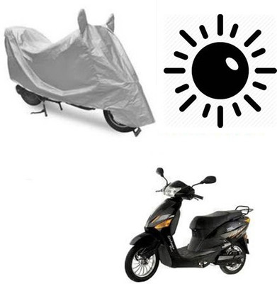 Atulit enterprises Waterproof Two Wheeler Cover for Hero(Electric Zippy, Silver)