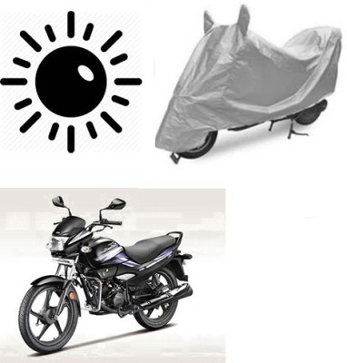 Atulit enterprises Waterproof Two Wheeler Cover for Hero(Super Splendor, Silver)