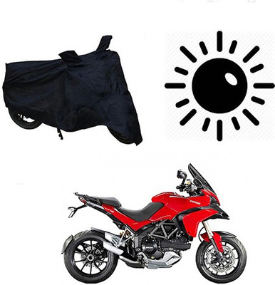 Atulit enterprises Waterproof Two Wheeler Cover for Ducati(Multistrada, Black)