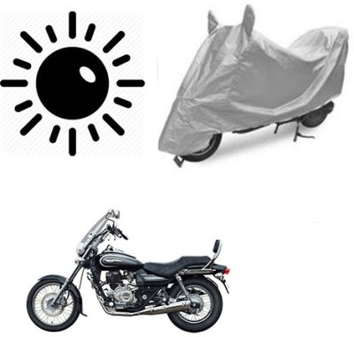 SRENTERPRISES Waterproof Two Wheeler Cover for Bajaj(Avenger 220 Cruise, Silver)