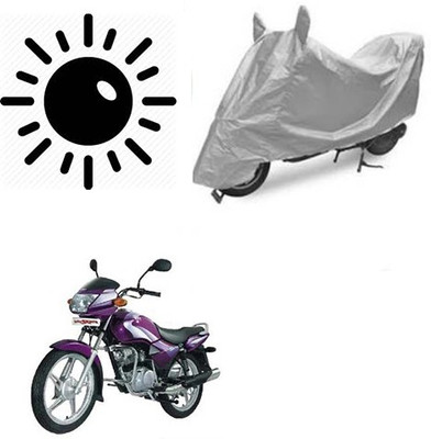 dashark Waterproof Two Wheeler Cover for TVS(Max, Silver)