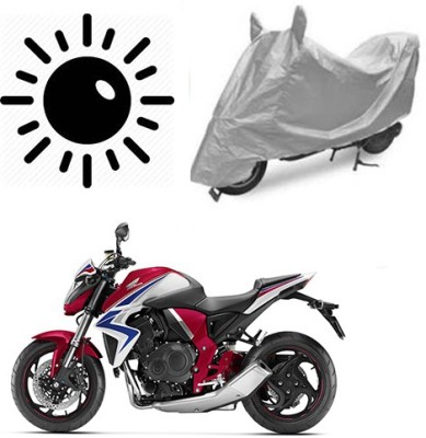 Atulit enterprises Waterproof Two Wheeler Cover for Honda(CB 1000R, Silver)