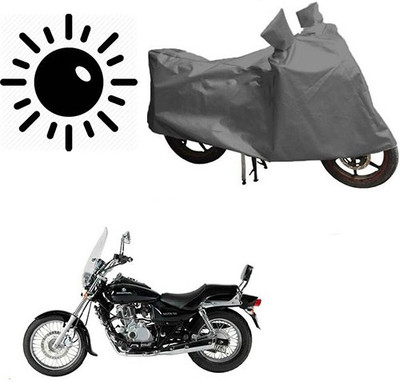 RPSENTTERPR Waterproof Two Wheeler Cover for Bajaj(Avenger 220 DTS-i, Grey)