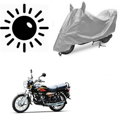 dashark Waterproof Two Wheeler Cover for TVS(Max 4R, Silver)