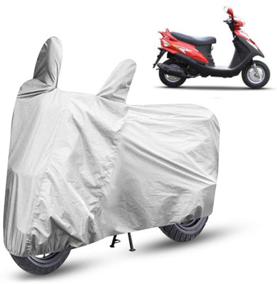 AutoRetail Two Wheeler Cover for Mahindra(Flyte, Silver)