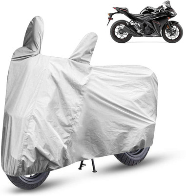 AutoRetail Two Wheeler Cover for Yamaha(YZF R3, Silver)