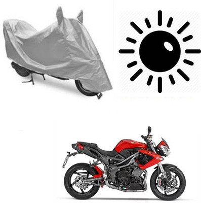 dashark Waterproof Two Wheeler Cover for DSK Benelli(TNT R, Silver)