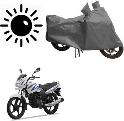 Atulit enterprises Waterproof Two Wheeler Cover for TVS(Star Sport, Grey)