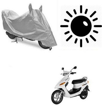 Atulit enterprises Waterproof Two Wheeler Cover for Indus(Yo Electron, Silver)