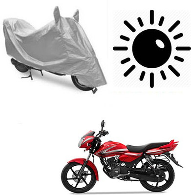 RPSENTTERPR Waterproof Two Wheeler Cover for TVS(Pheonix, Silver)