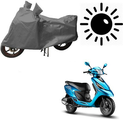 Atulit enterprises Waterproof Two Wheeler Cover for TVS(Zest, Grey)