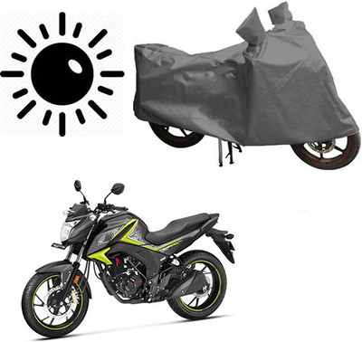 Atulit enterprises Waterproof Two Wheeler Cover for Honda(CB Hornet 160, Grey)