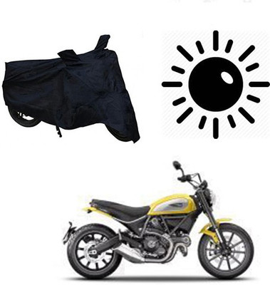 Atulit enterprises Waterproof Two Wheeler Cover for Ducati(Scrambler, Black)