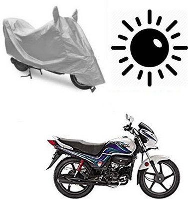 RPSENTTERPR Waterproof Two Wheeler Cover for Hero(Passion Pro TR, Silver)