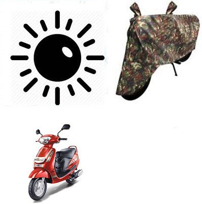 Atulit enterprises Waterproof Two Wheeler Cover for Mahindra(Duro DZ, Multicolor)