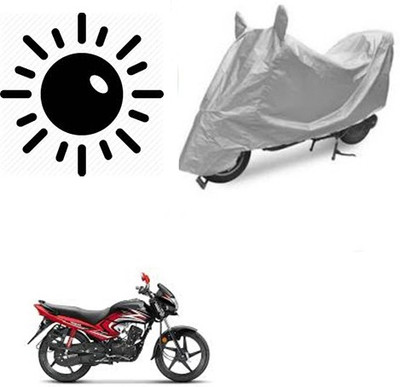 Atulit enterprises Waterproof Two Wheeler Cover for Honda(Dream Yuga, Silver)