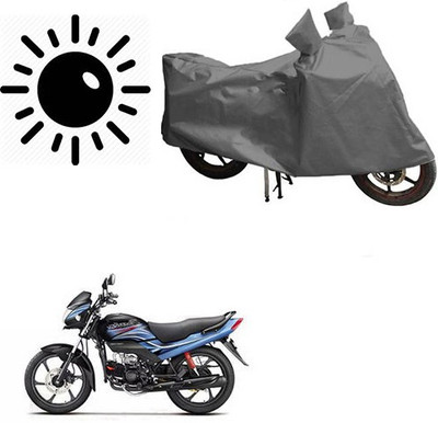 Atulit enterprises Waterproof Two Wheeler Cover for Honda(Passion Pro, Grey)