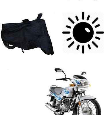 RPSENTTERPR Waterproof Two Wheeler Cover for TVS(Victor GLX, Black)