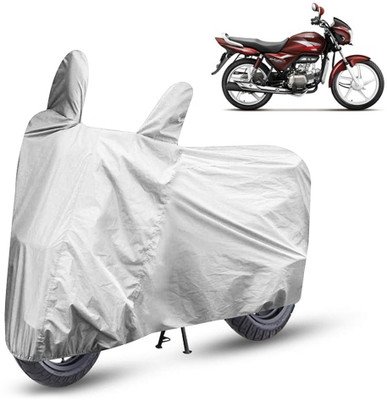 AutoRetail Two Wheeler Cover for Hero(Splendor Pro Classic, Silver)