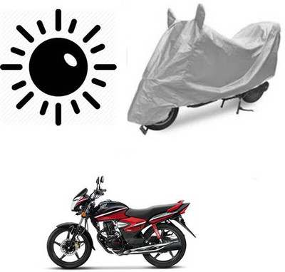 Atulit enterprises Waterproof Two Wheeler Cover for Honda(CB Shine, Silver)