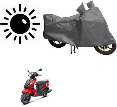 RPSENTTERPR Waterproof Two Wheeler Cover for Suzuki(Let's, Grey)