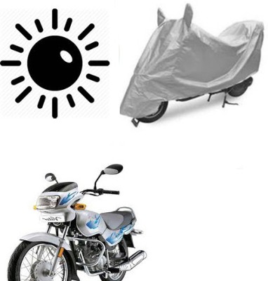 Atulit enterprises Waterproof Two Wheeler Cover for TVS(Victor GLX, Silver)