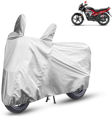 Mdstar Waterproof Two Wheeler Cover for Honda(Dream Yuga, Silver)