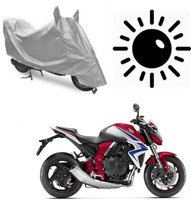 Atulit enterprises Waterproof Two Wheeler Cover for Honda(CB 1000R, Silver)