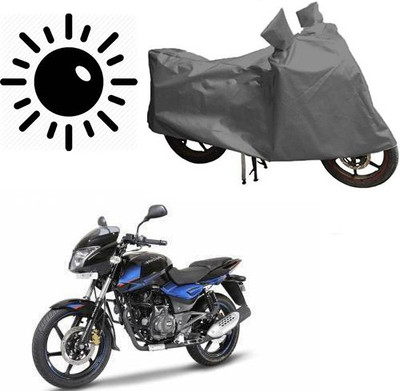 Atulit enterprises Waterproof Two Wheeler Cover for Bajaj(Pulsar 150 DTS-i, Grey)