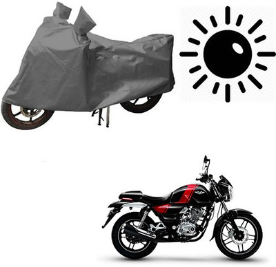 Atulit enterprises Waterproof Two Wheeler Cover for Bajaj(V 150, Grey)