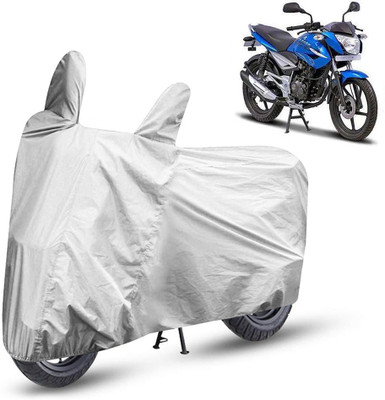 AutoRetail Two Wheeler Cover for Bajaj(XCD 135, Silver)