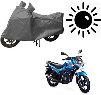 Atulit enterprises Waterproof Two Wheeler Cover for TVS(Victor New, Grey)