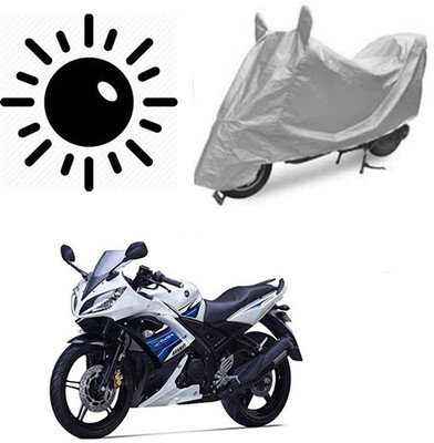 Atulit enterprises Waterproof Two Wheeler Cover for Yamaha(YZF R15 S, Silver)