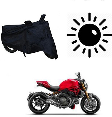 Atulit enterprises Waterproof Two Wheeler Cover for Ducati(Monster 795, Black)
