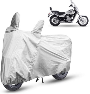 AutoRetail Two Wheeler Cover for Bajaj(Avenger 220 Cruise, Silver)