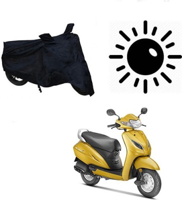 Atulit enterprises Waterproof Two Wheeler Cover for Honda(Activa 5G, Black)