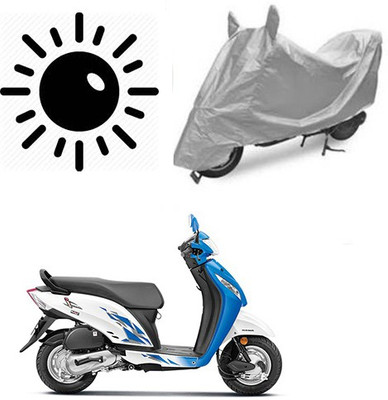 Atulit enterprises Waterproof Two Wheeler Cover for Honda(Activa i, Silver)