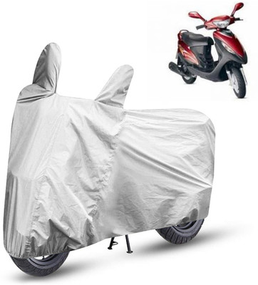 AutoRetail Two Wheeler Cover for Kinetic(Nova, Silver)