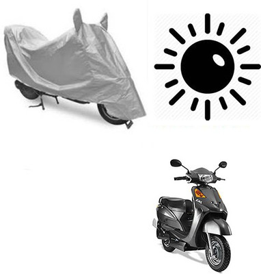 RPSENTTERPR Waterproof Two Wheeler Cover for Indus(Yo Spark, Silver)