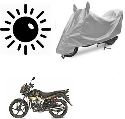 Atulit enterprises Waterproof Two Wheeler Cover for Mahindra(Centuro, Silver)