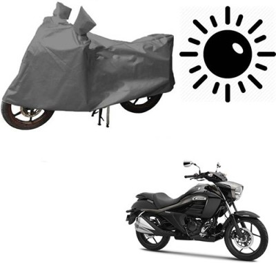 Atulit enterprises Waterproof Two Wheeler Cover for Suzuki(Intruder, Grey)