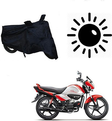 RPSENTTERPR Waterproof Two Wheeler Cover for Hero(Splendor I Smart, Black)