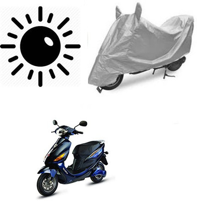 Atulit enterprises Waterproof Two Wheeler Cover for Hero(Electric Cruz, Silver)