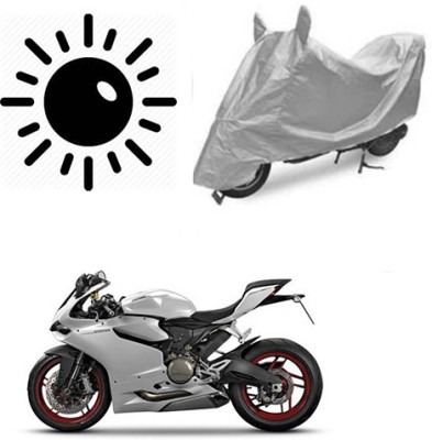 Atulit enterprises Waterproof Two Wheeler Cover for Ducati(899 Panigale, Silver)