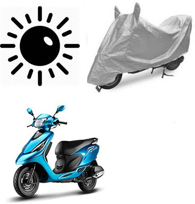 Atulit enterprises Waterproof Two Wheeler Cover for TVS(Zest, Silver)
